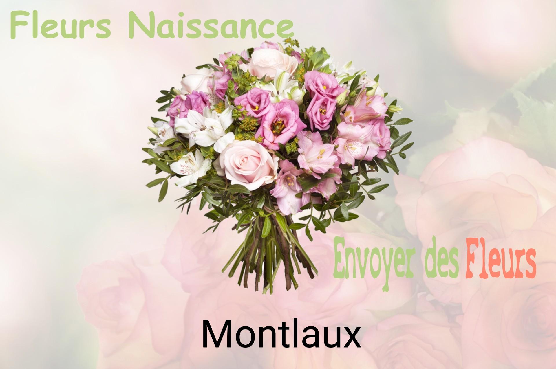 Bouquet de fleurs de naissance livré à Montlaux